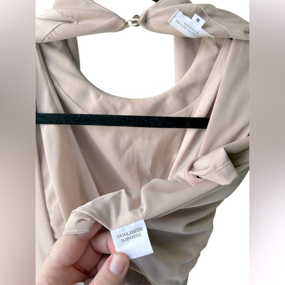 Mistress Rocks Shorts Romper with short sleeve crop top size medium in pale pink - Picture 5 of 13